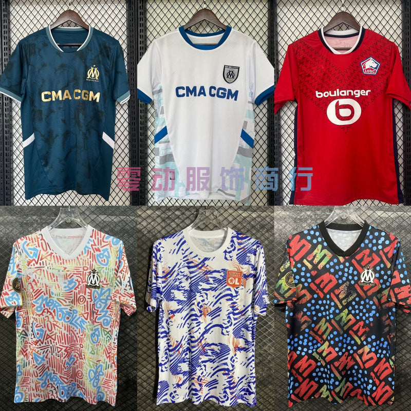 24-25 New Lyon Marseille Lille Home Away Special Ligue Jersey