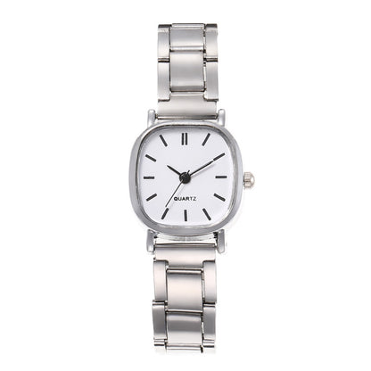 Reloj de cuarzo vintage cuadrado pequeño para mujer 