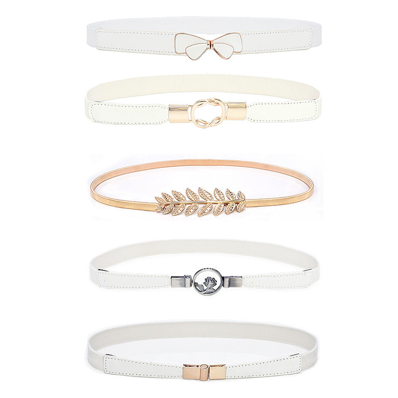 Elastic belt with belt