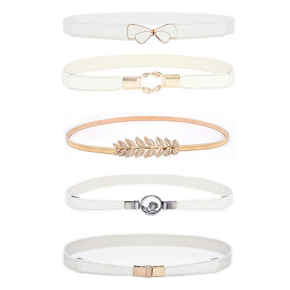 Elastic belt with belt