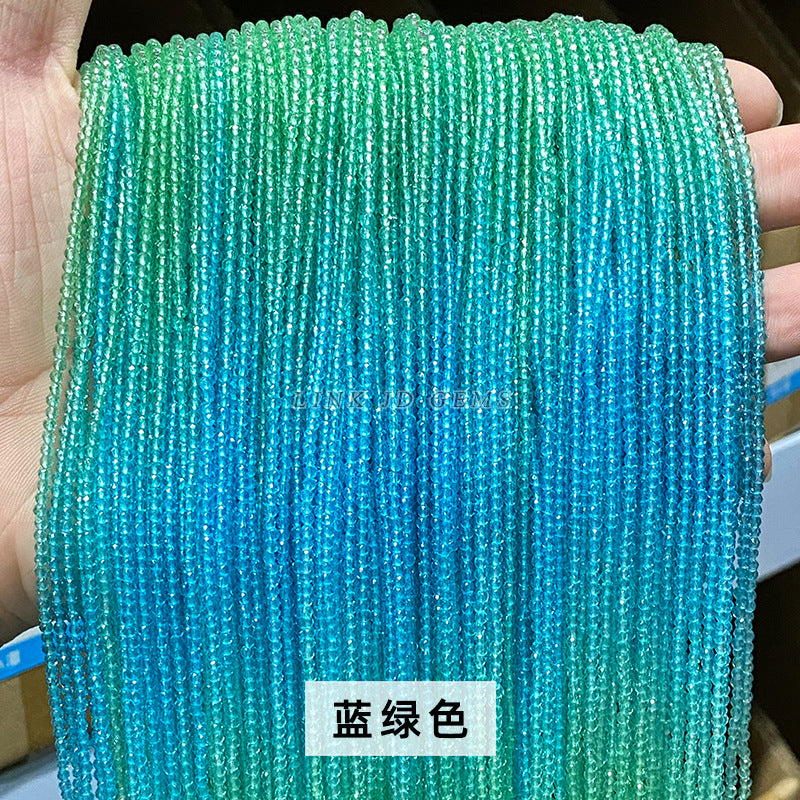 2Mm dopamine color section crystal flat beads