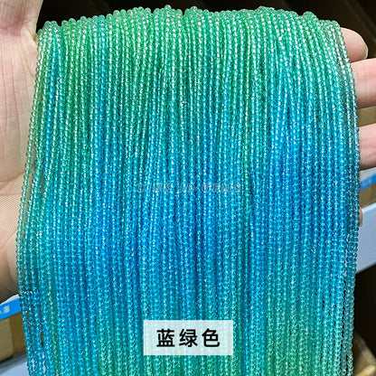 2Mm dopamine color section crystal flat beads