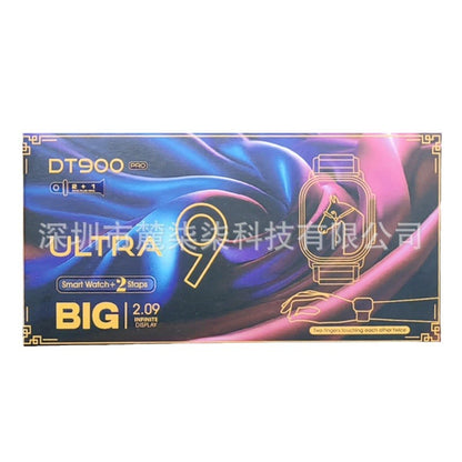 DT900 Pro Smart Watch Bluetooth Heart Rate Dual Straps
