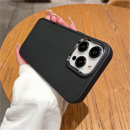 Solid Metal Frame Case iPhone15 Pro 7P XR Caramel Cover