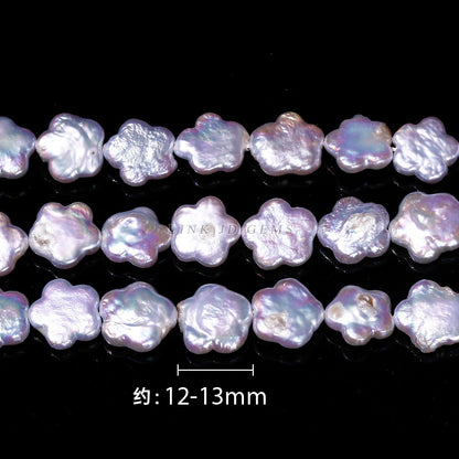 Perla natural de forma barroca de 12 mm 