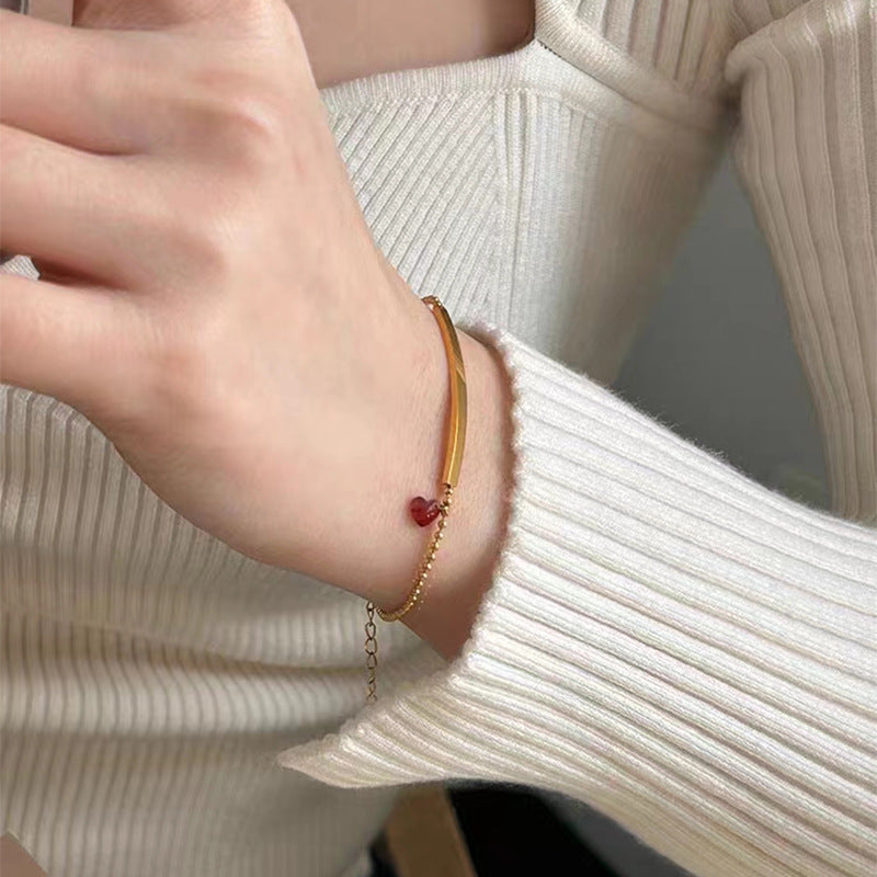 Smile hanging love bracelet