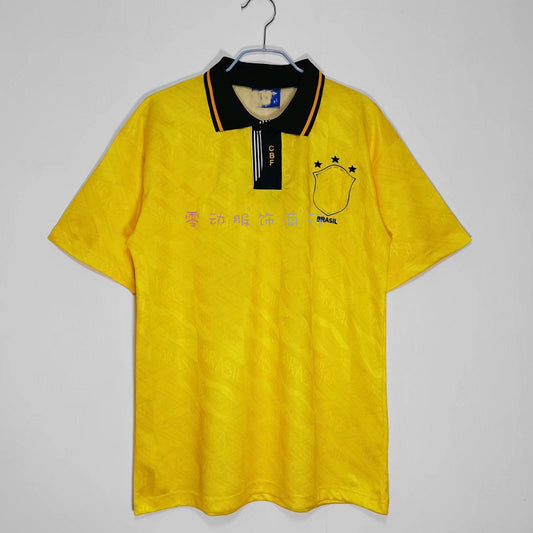 91-93 Brazil Retro Home 11 Rom¨¢rio Thai Jersey