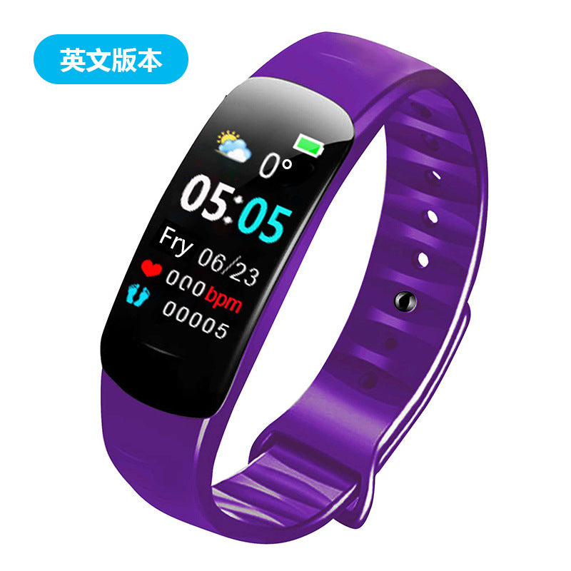 C1 Plus Color Screen Waterproof Fitness Bracelet
