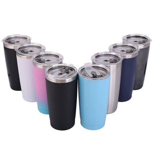 Portable Car Cup Double Layer Stainless Steel