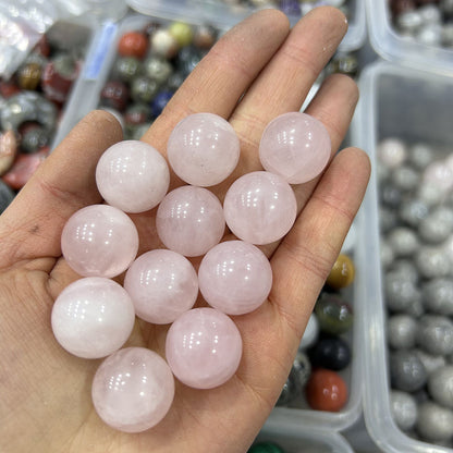 20mm natural stone crystal agate ball crystal round beads crafts