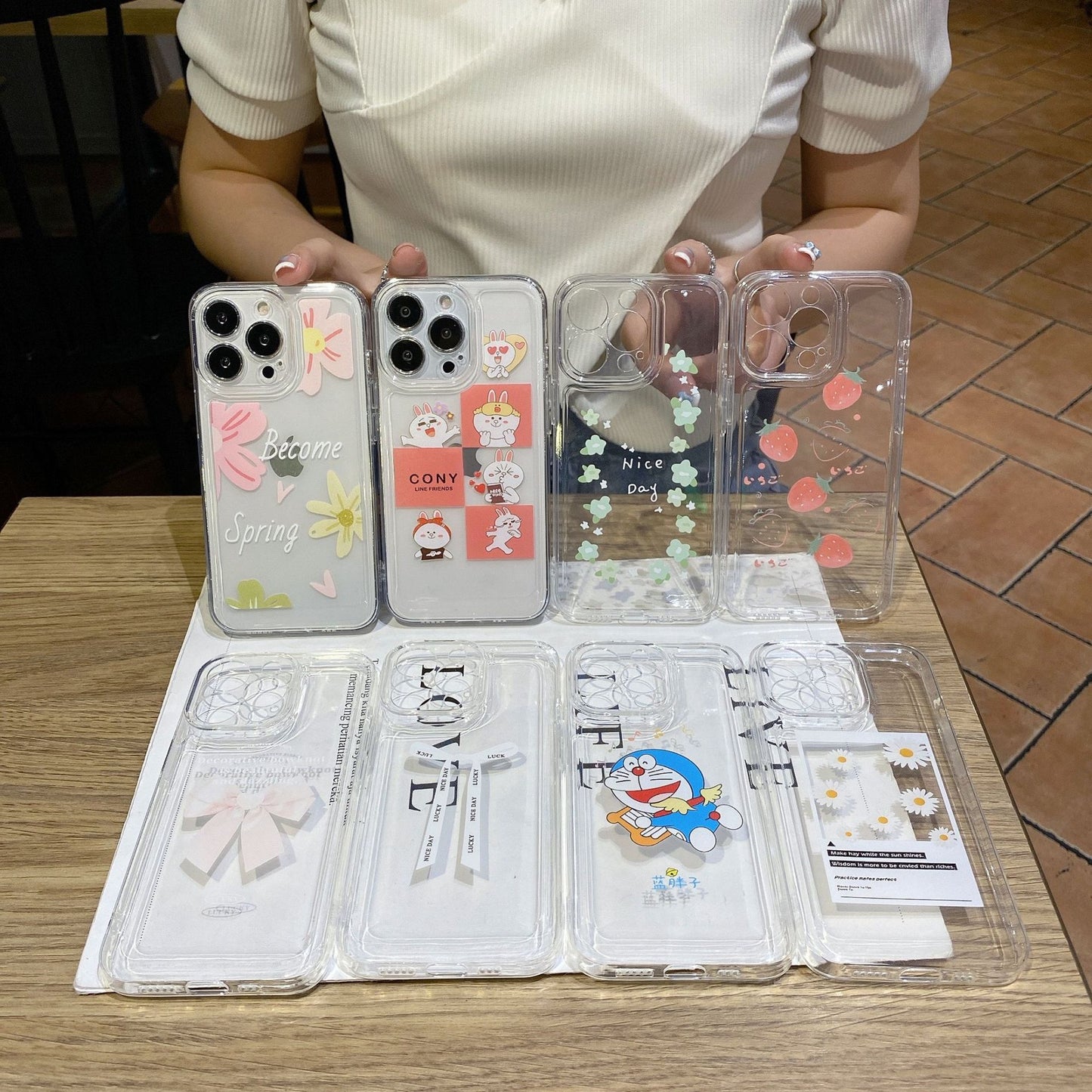 Funda Space Case Vivo Y77E S16 con tapa completa y dibujos animados 