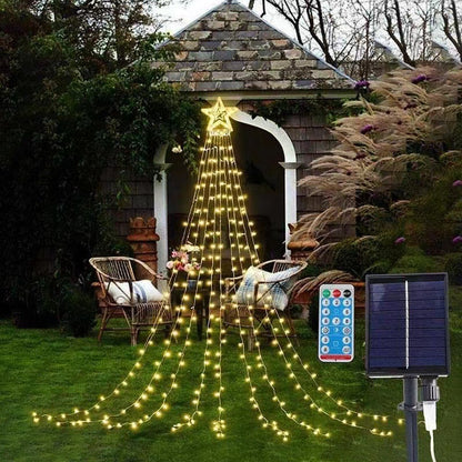 Waterfall Lights Christmas Decoration Garden Outdoor Waterproof
