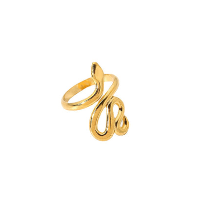 Anillo abierto serpiente 