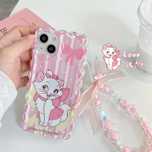 Apple 15 Pro Twist Cute Marie Cat iPhone XR Shockproof Bracelet