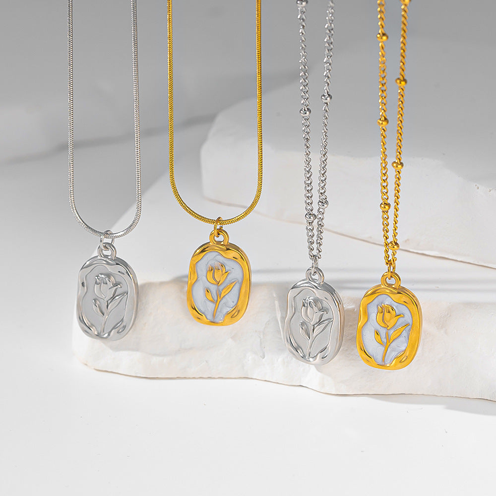 Tulip Flower Necklace