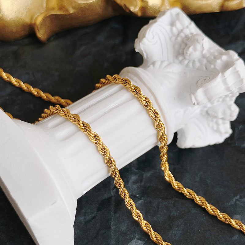Golden Twist Necklace