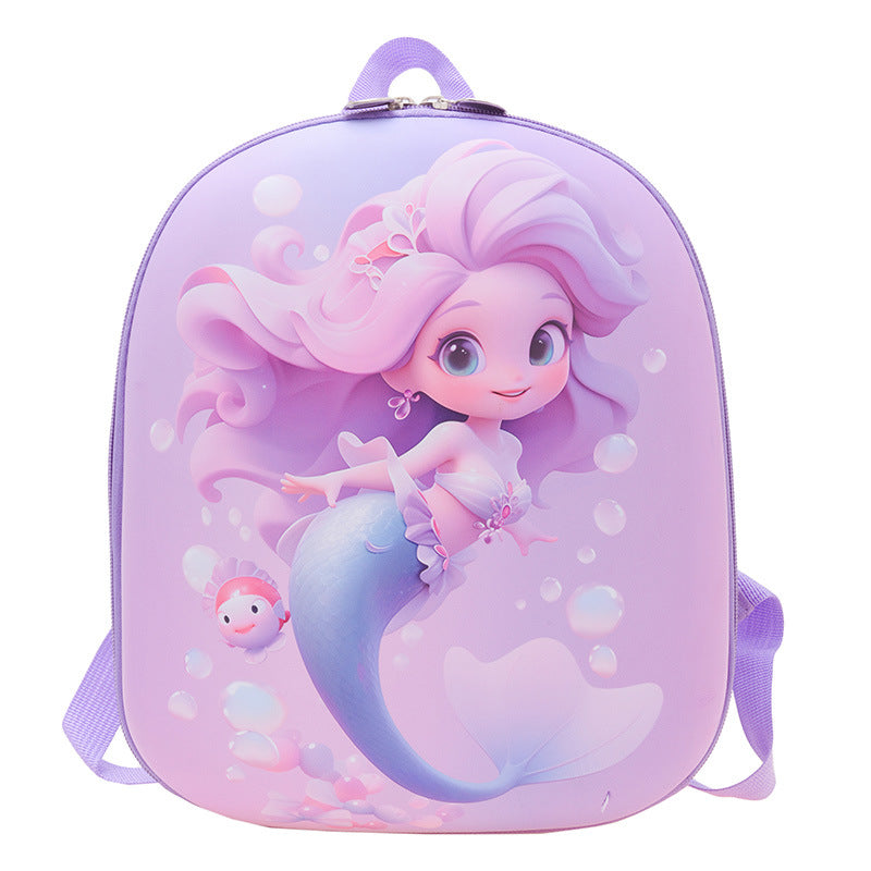 Eggshell kindergarten baby princess schoolbag
