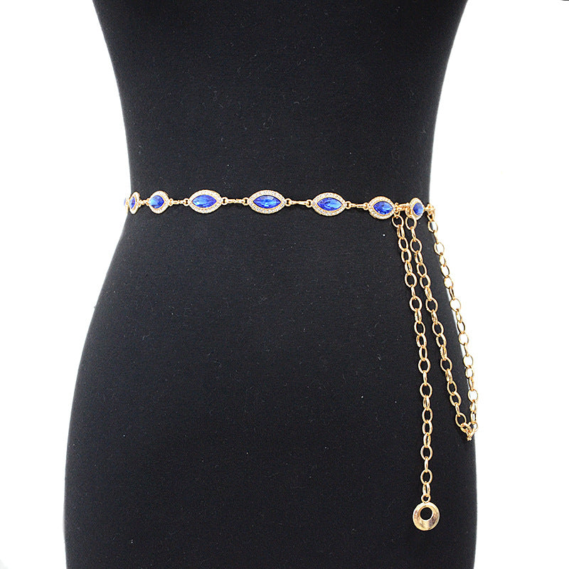 Halloween Decorative Crystal Waist Chain