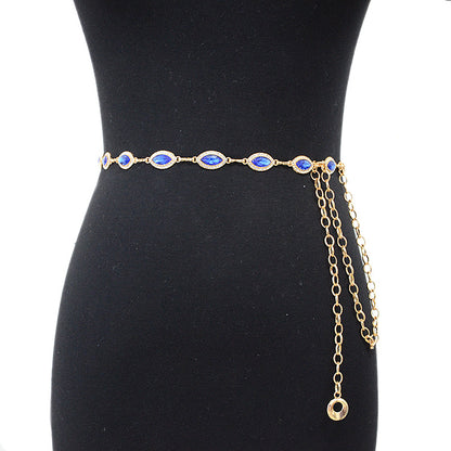 Halloween Decorative Crystal Waist Chain