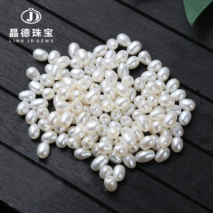 4-5Mm natural white freshwater macroporous pearl