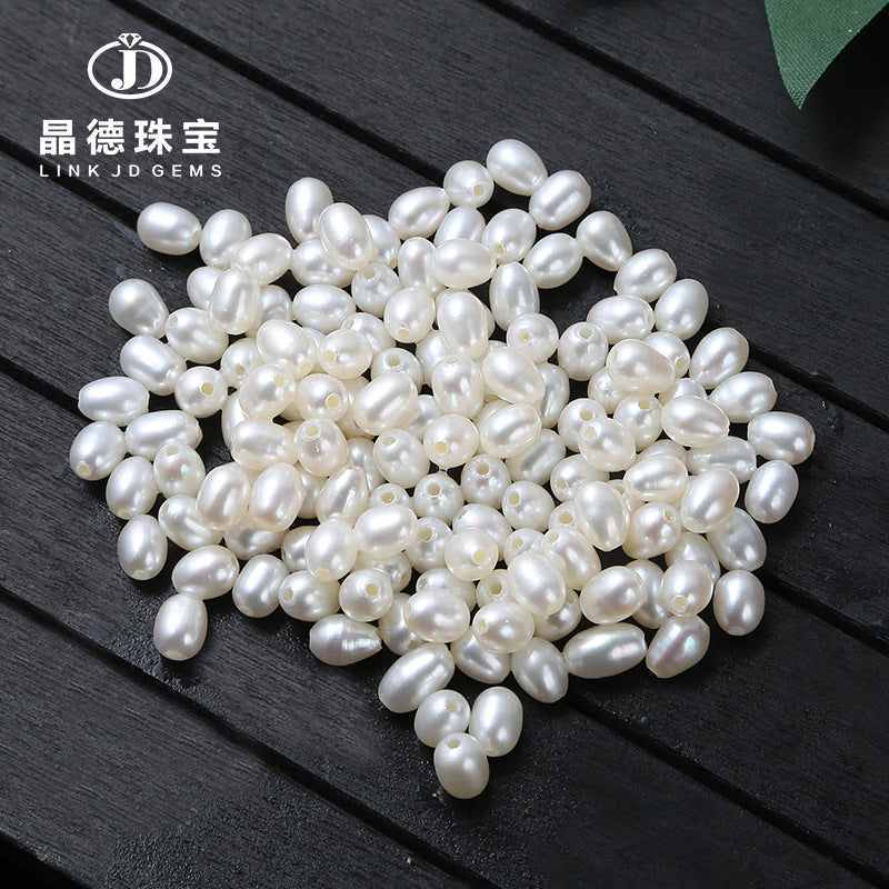 4-5Mm natural white freshwater macroporous pearl