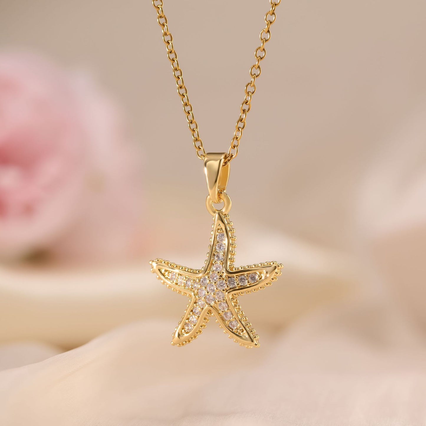 Flower Bell Pendant Necklace