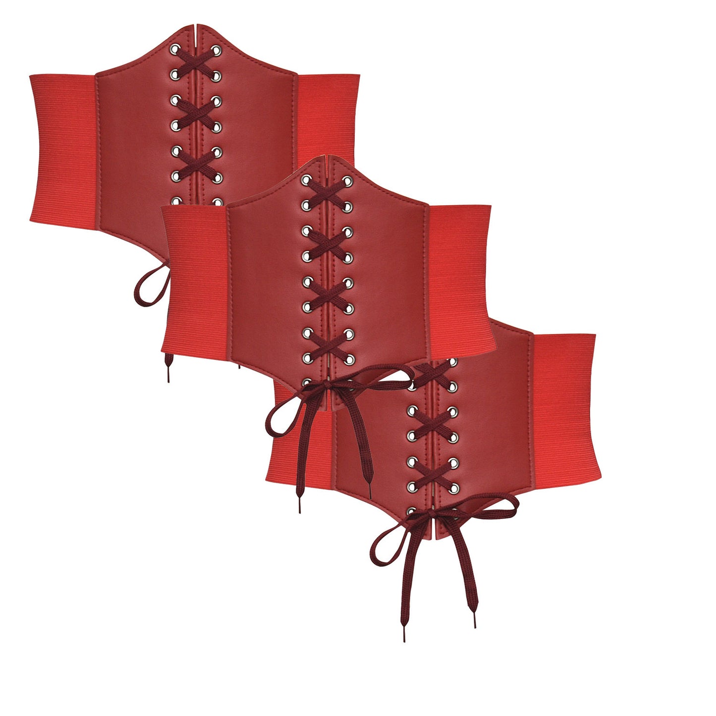 Elastic waist width belt