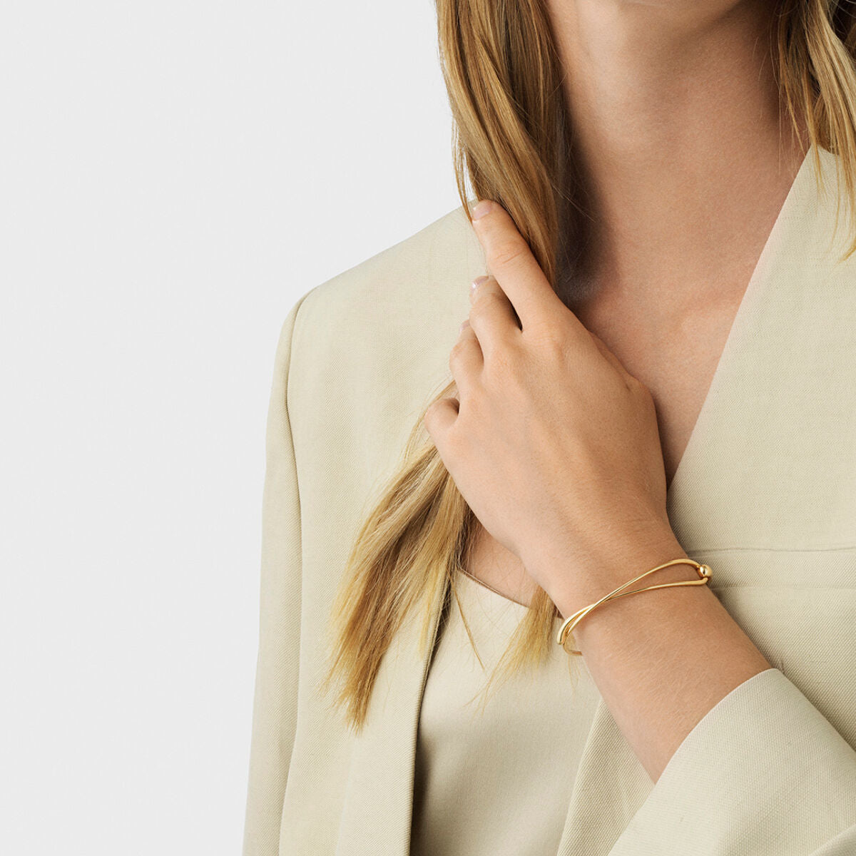 18K gold stainless steel bracelet jewelry