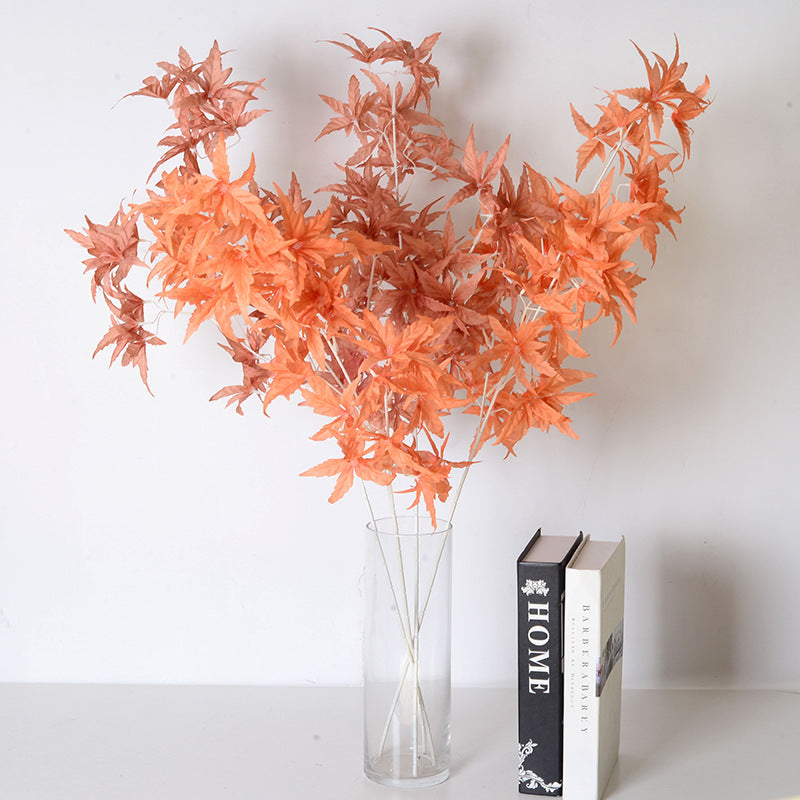 Simulation silk maple leaf flower