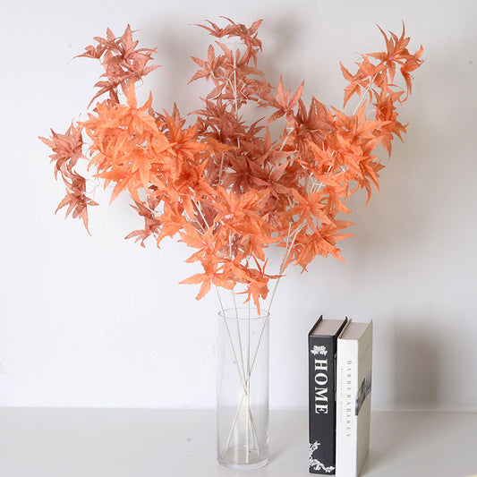 Simulation silk maple leaf flower