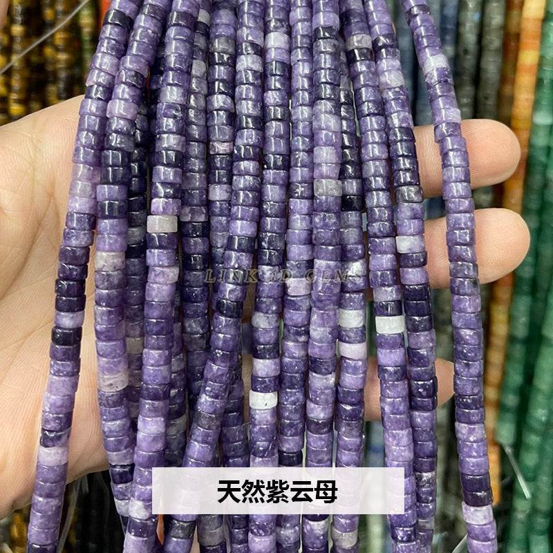 3 * 6Mm natural stone right angle disc loose beads