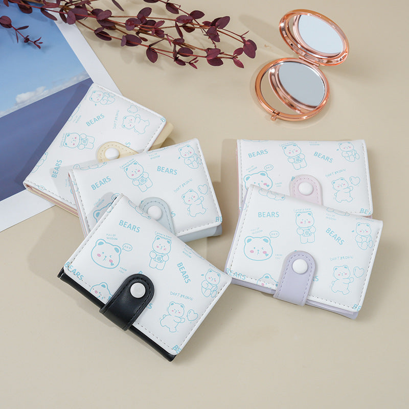 Girl wallet short cartoon