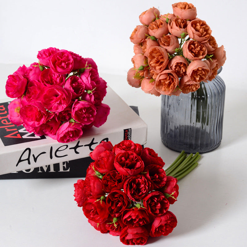 Artificial rose bunch of 27 pieces