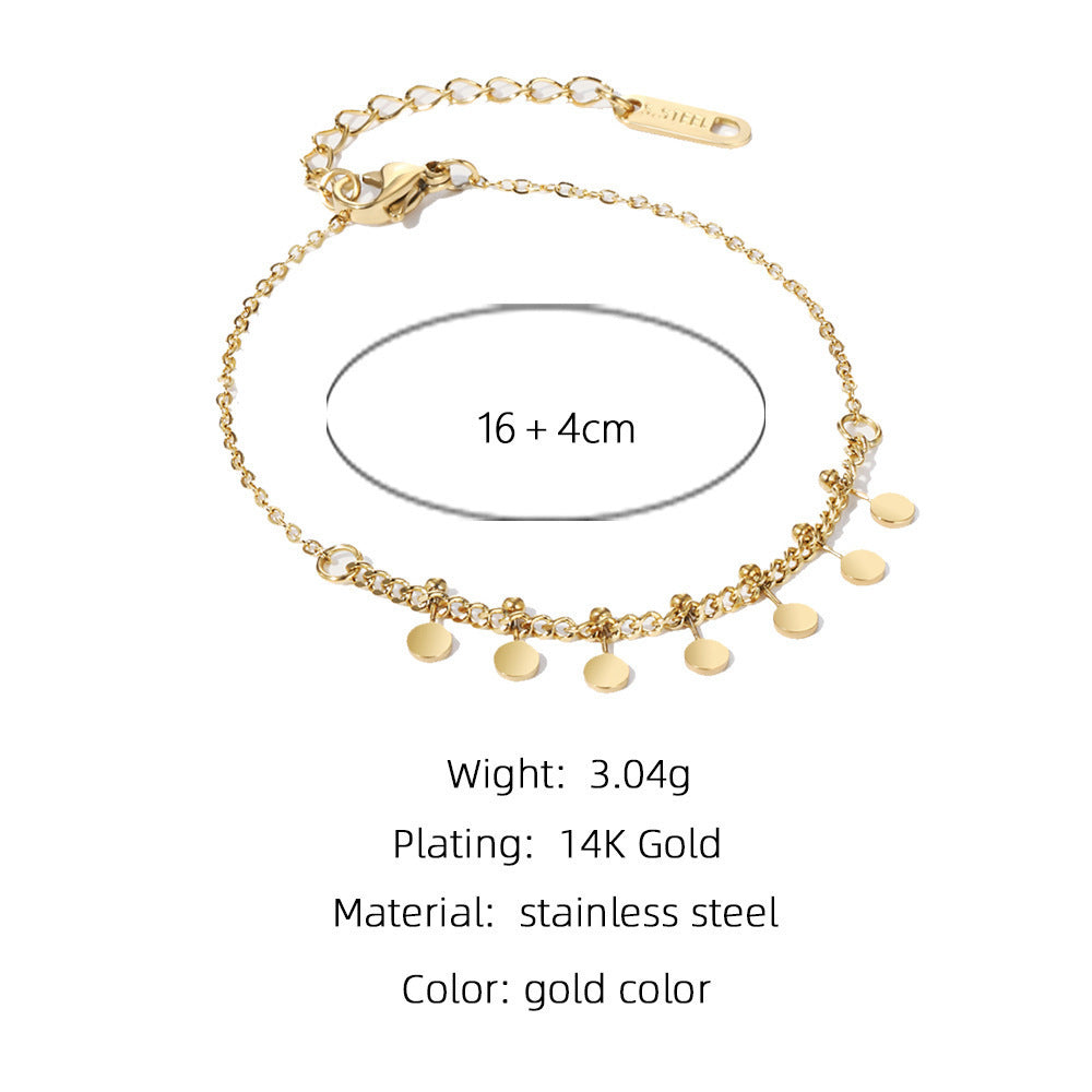 Vintage Disc Sequin Bracelet