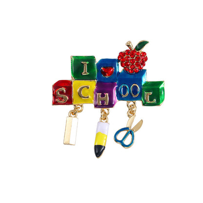 Oil drop brooch wholesale