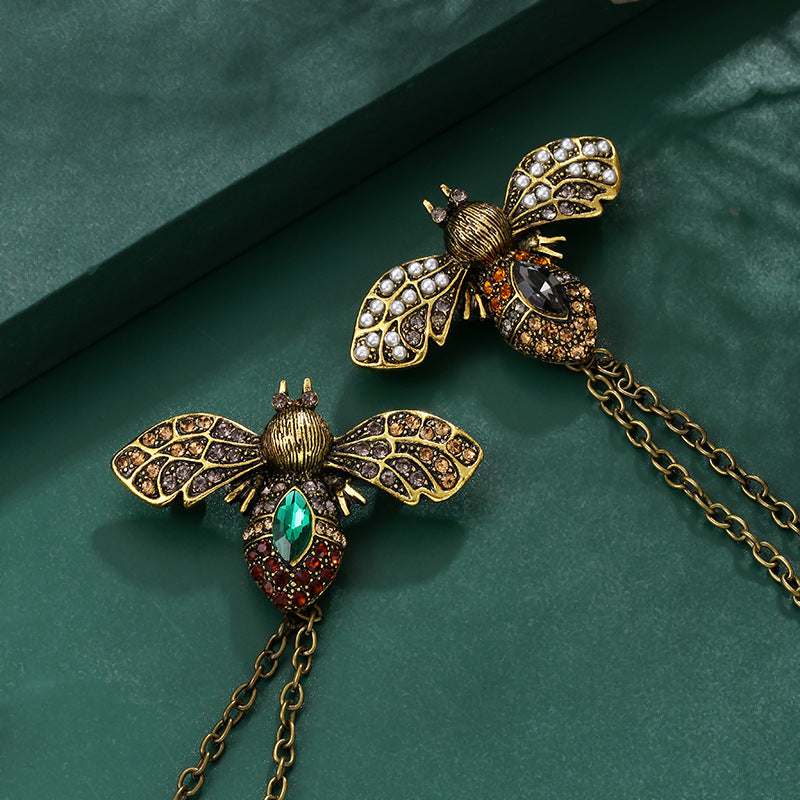 Personalized Bee Brooch Pin