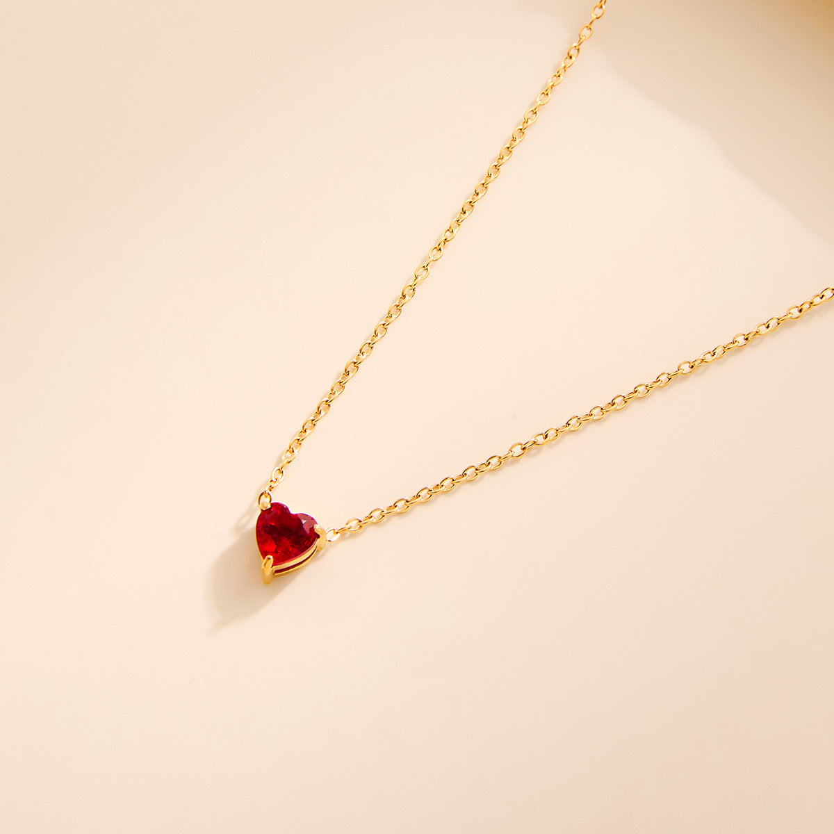 Color square crystal zircon fashion women's necklace