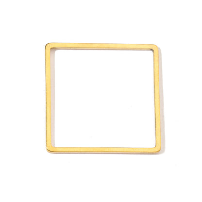 20 pcs/pack Geometric triangular round titanium steel pendant