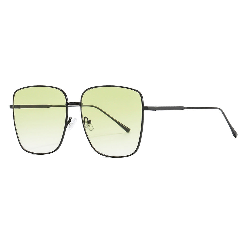 GM New Large Frame Metal Polarized Sunglasses