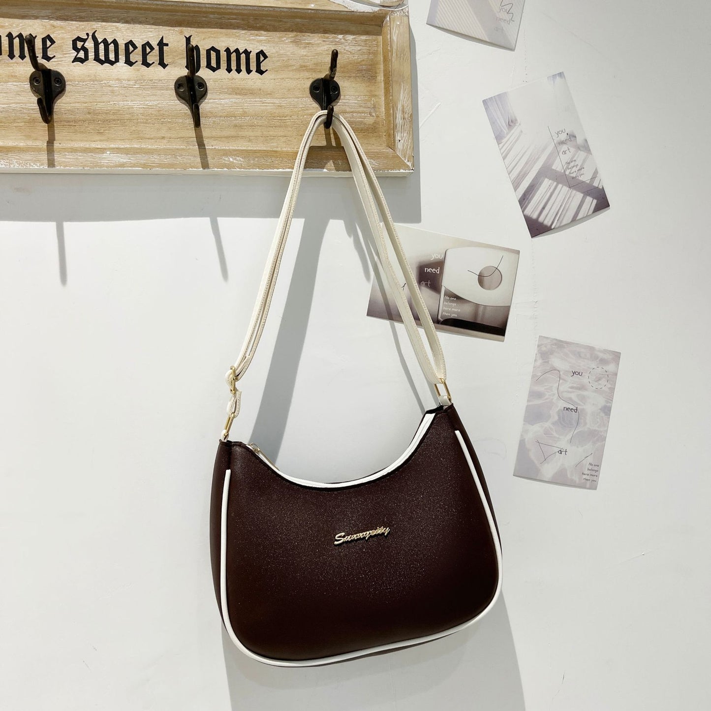 Colored Underarm Bag Shoulder Bag