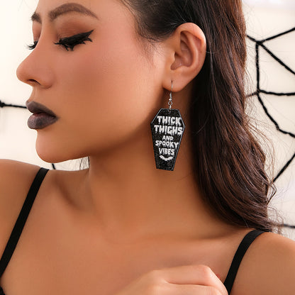 Pendientes de calavera de calabaza Pendientes de joyería 