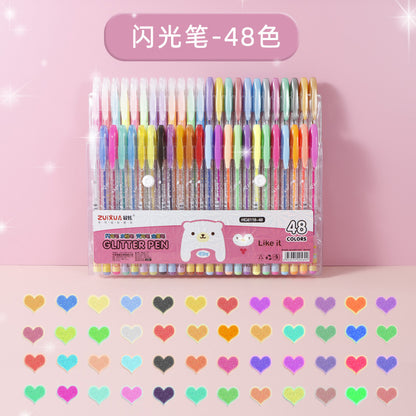 Color glitter neutral pen