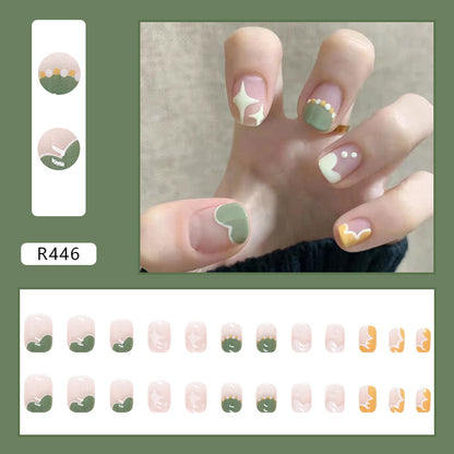 Fresh Nail Stickers Wearable Waterproof Premium