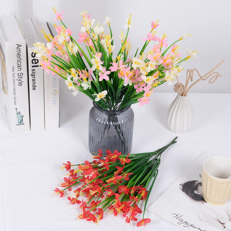 Artificial flower daffodil orchid