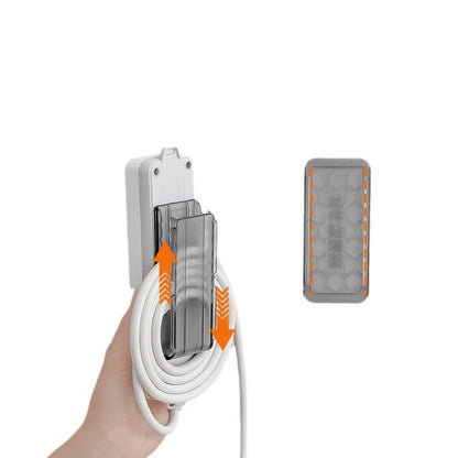 Soporte para regleta de enchufes de pared sin taladro 