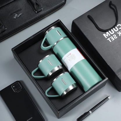 Gift Mug Gift Box Set One Mug with Three Lids