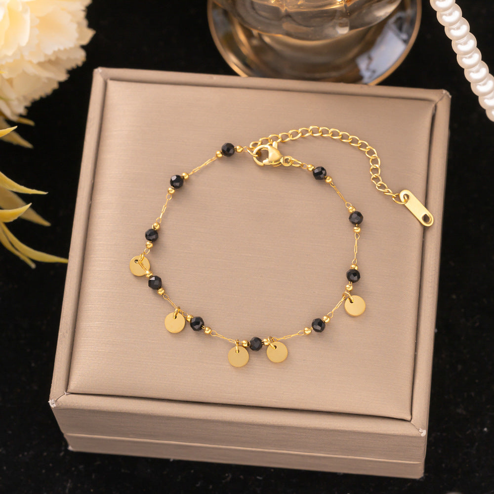 18K Gold Titanium Steel Bracelet