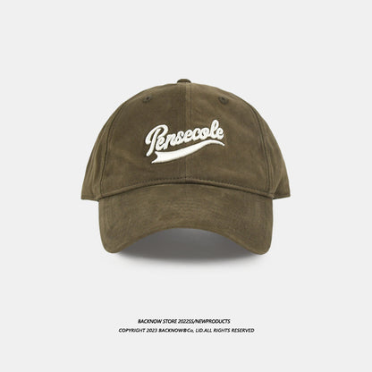 Oversized Letter Baseball Cap