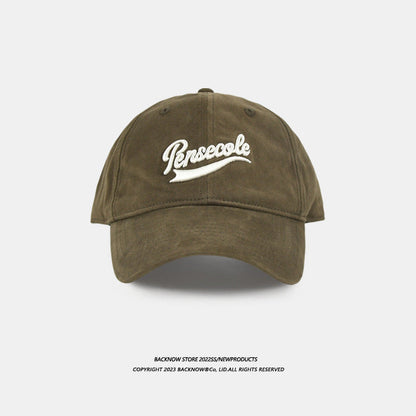 Oversized Letter Baseball Cap