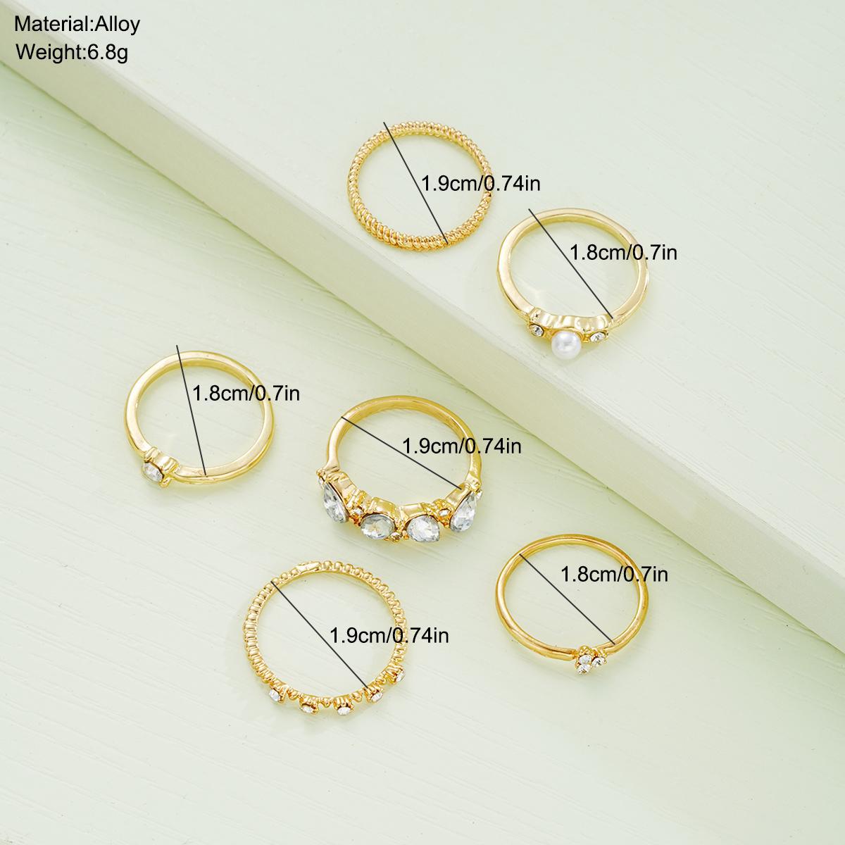 Multi-Layer Pearl Open Ring